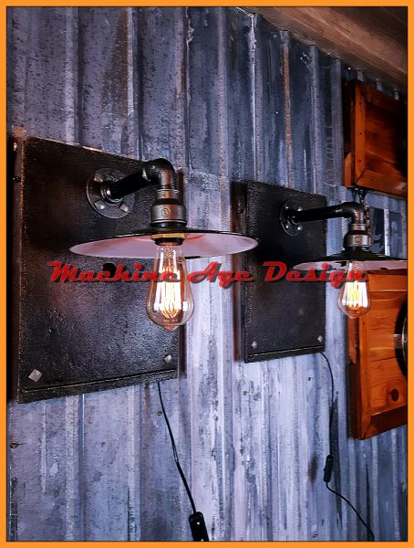 Loft fali lámpa , machine age , steampunk style