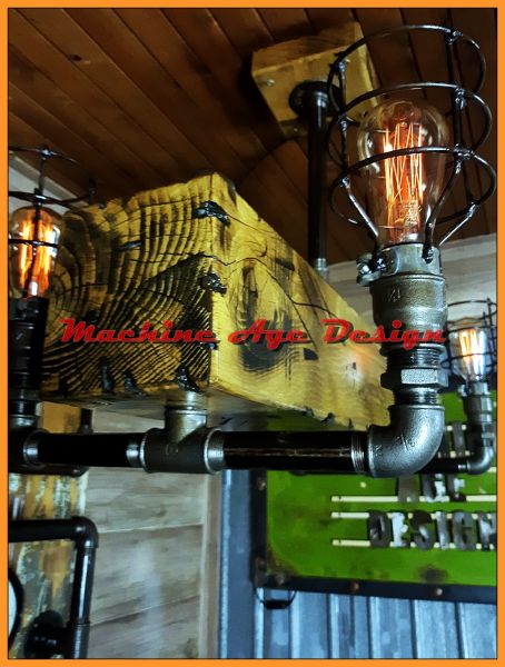 machine age , steampunk lámpa 4 gyertyás