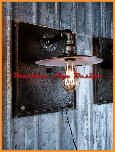 Loft fali lámpa , machine age , steampunk style
